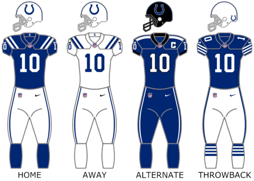 Indianapolis Colts uniformes