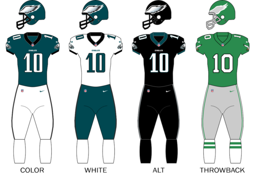 Philadelphia Eagles uniformes