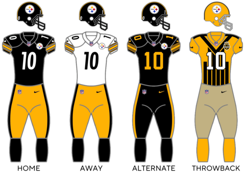 Pittsburgh Steelers uniformes